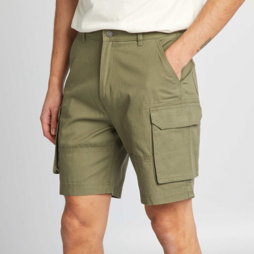 Short chino avec poches sur les côtés - Vert