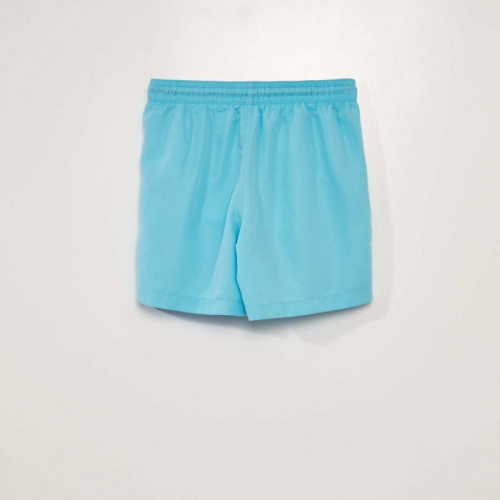 Short de bain uni - Bleu