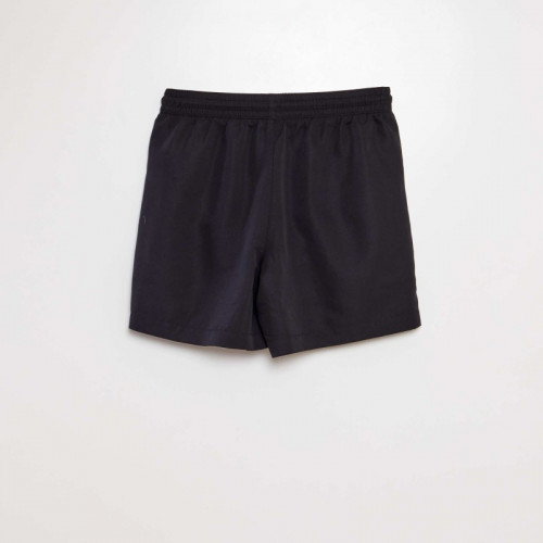 Short de bain uni - Noir