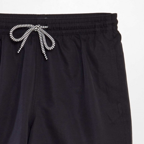 Short de bain uni - Noir