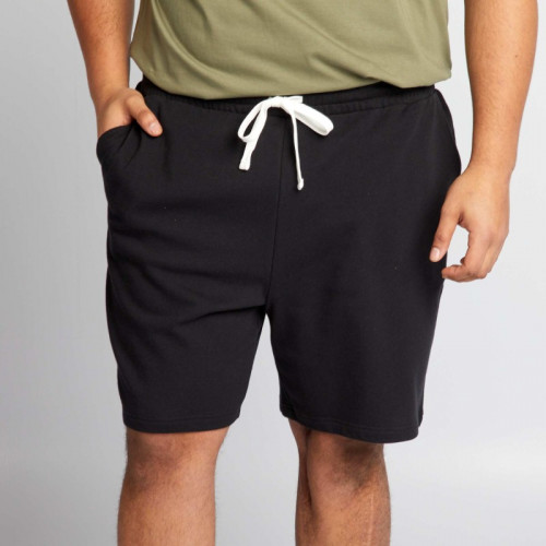 Short en molleton - Noir