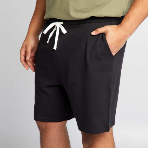 Short en molleton - Noir