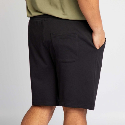 Short en molleton - Noir