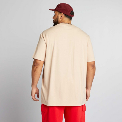 T-shirt stretch manches courtes - Beige