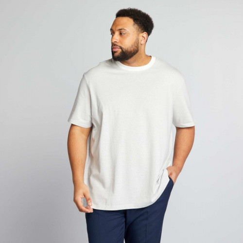 T-shirt stretch manches courtes - Blanc