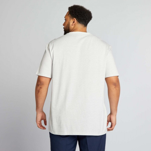 T-shirt stretch manches courtes - Blanc