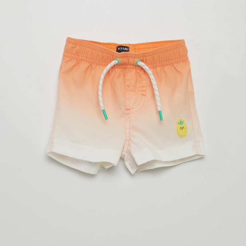 Short de bain fantaisie - Orange