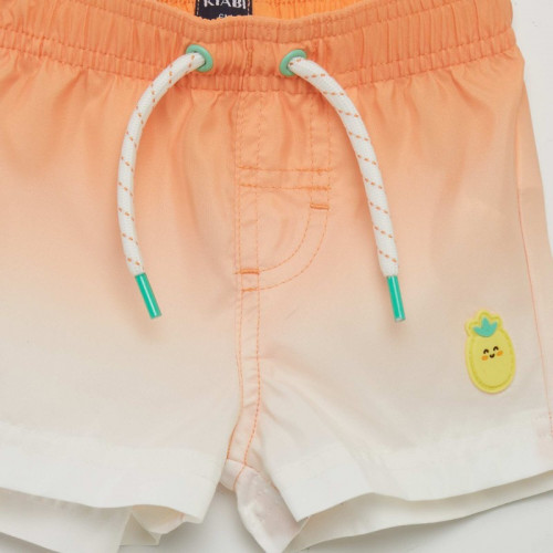 Short de bain fantaisie - Orange