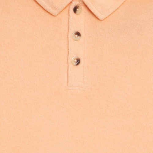 Polo uni en éponge - Orange