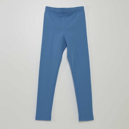 Legging long à taille élastiquée - Bleu