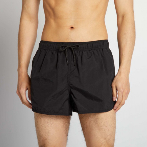 Short de bain court - Noir