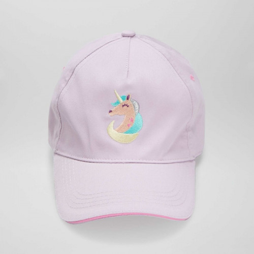 Casquette fantaisie 'licorne' - Violet