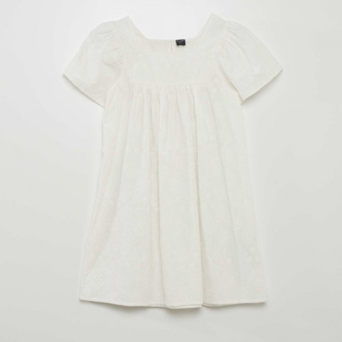 Robe avec broderies indiennes - Blanc