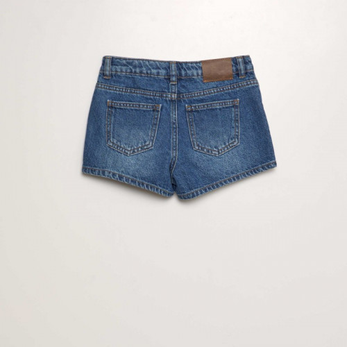 Short en jean classique - Bleu