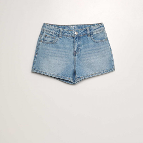 Short en jean classique - Bleu clair