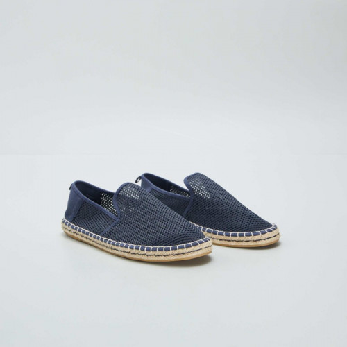 Espadrilles ajourées - Bleu