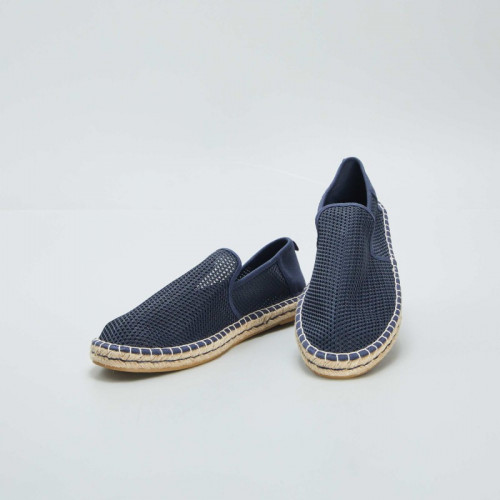 Espadrilles ajourées - Bleu