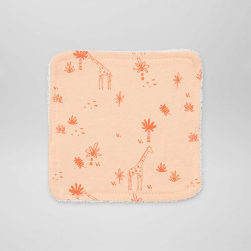 Lot de 6 lingettes en coton - Orange