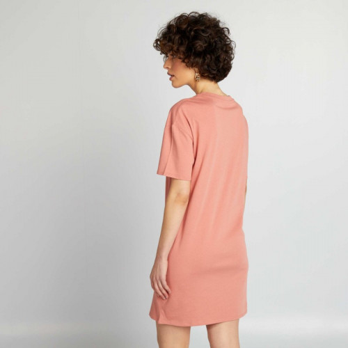 Robe t-shirt - Rose