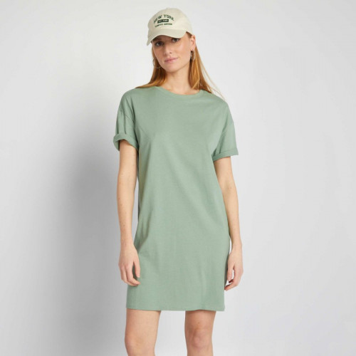 Robe t-shirt - Vert