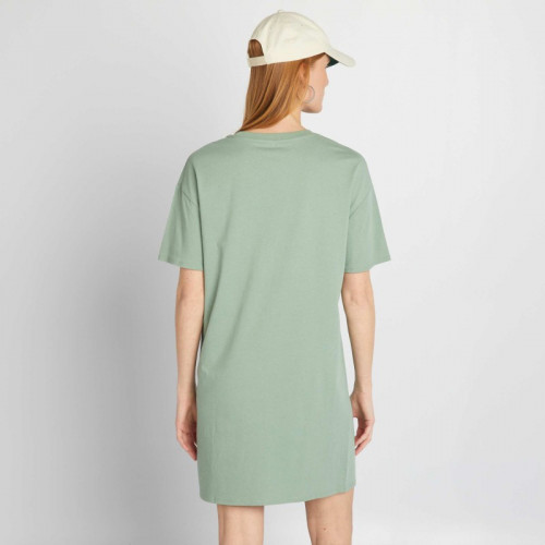 Robe t-shirt - Vert