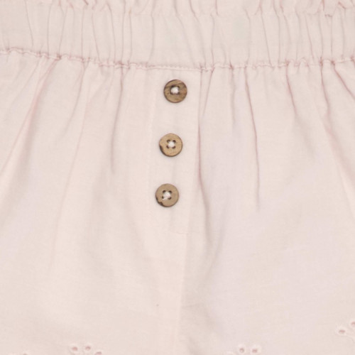 Short en voile coton - Rose