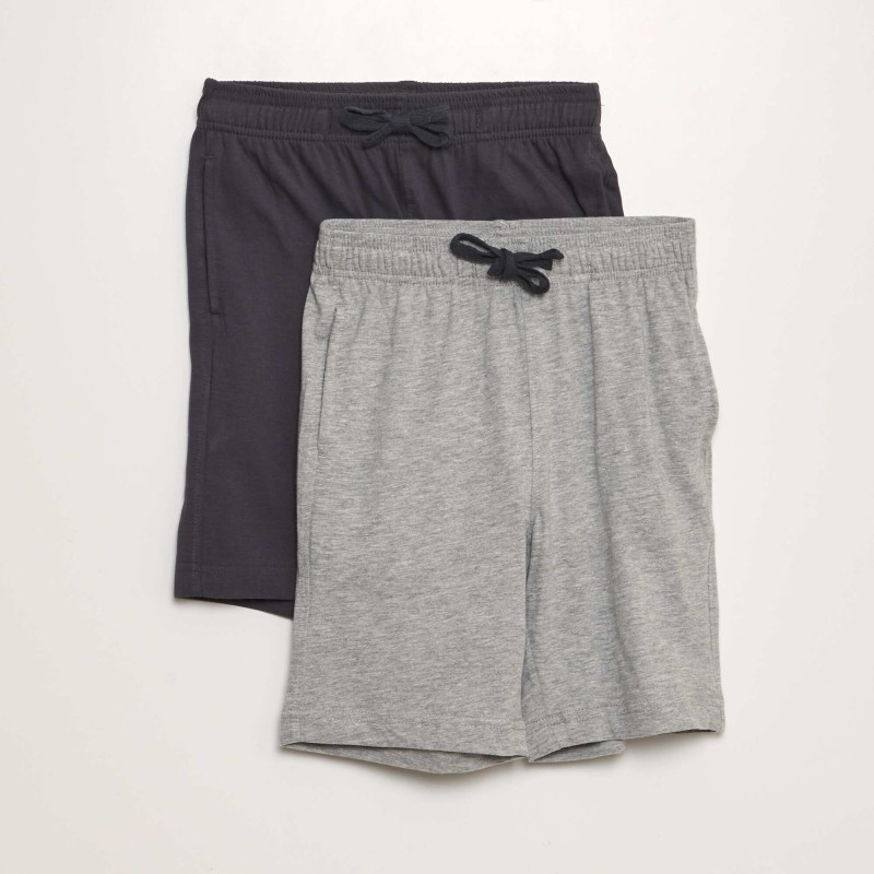 Lot de 2 shorts unis - Noir