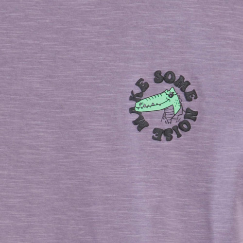 T-shirt loose imprimé - Violet