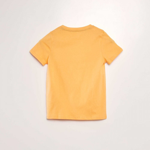 T-shirt imprimé à manches courtes - Orange