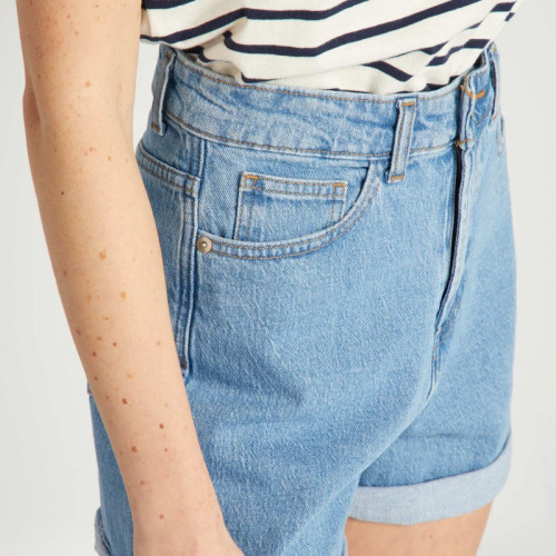 Short en jean - Bleu