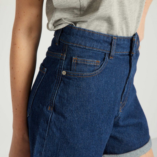 Short en jean - Bleu