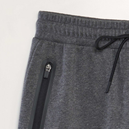 Short de jogging façon french terry - Gris