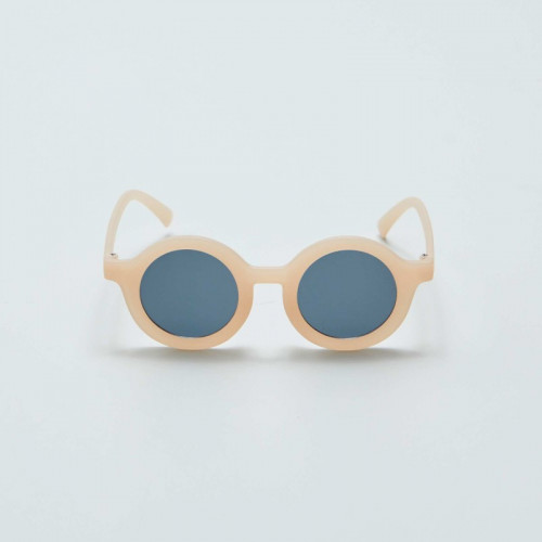 Lunettes de soleil ronde - Beige