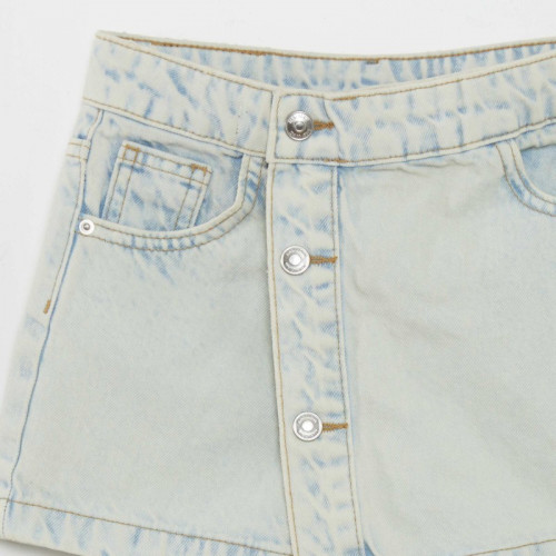 Jupe short en jean - Bleu