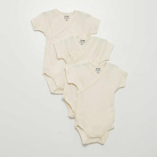 Lot de 3 bodies undyed - Beige