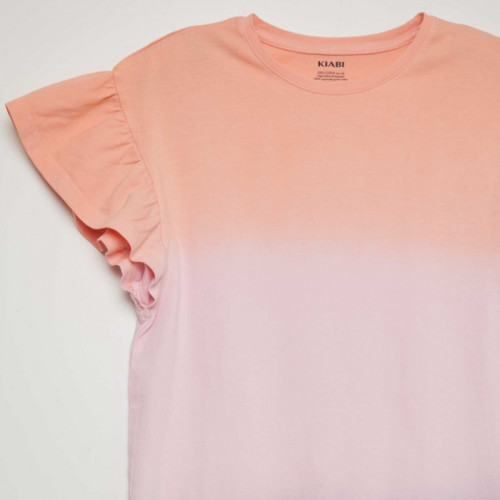 Robe t-shirt 'tye and dye' - Orange