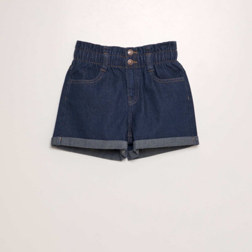 Short en jean - Bleu