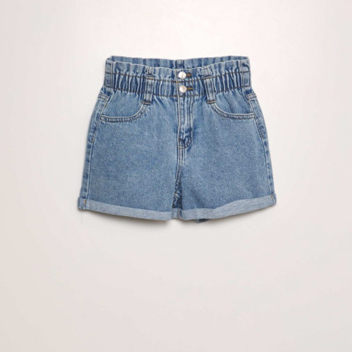 Short en jean - Bleu