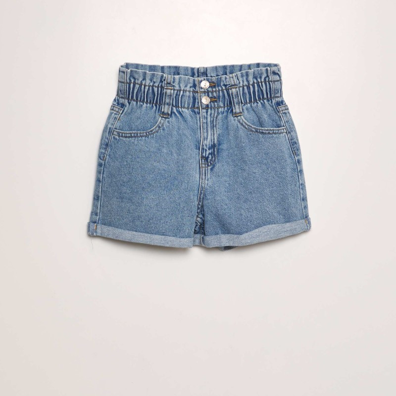 Short en jean - Bleu