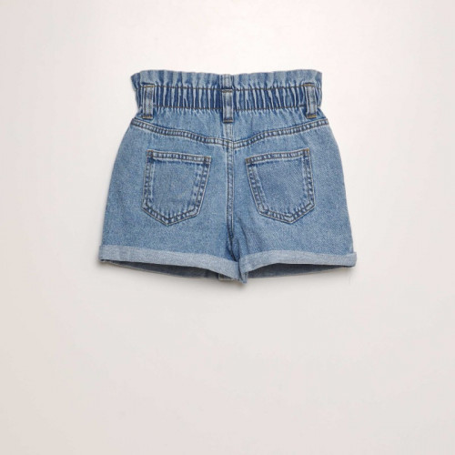 Short en jean - Bleu