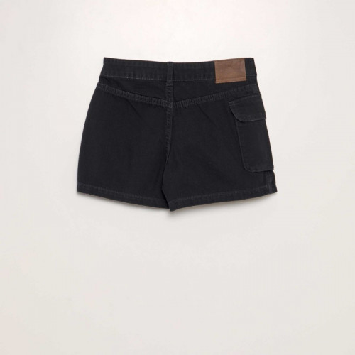 Jupe short en jean - Gris