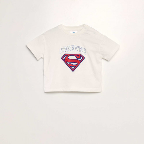 T-shirt 'Super-Man' - Blanc