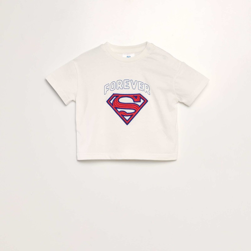 T-shirt 'Super-Man' - Blanc