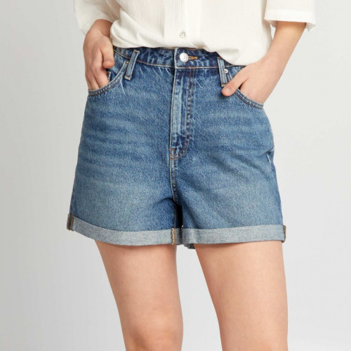 Short en jean - Bleu