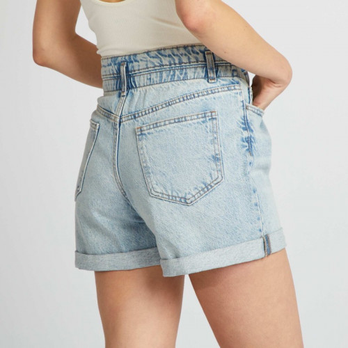 Short en jean - Triple stone