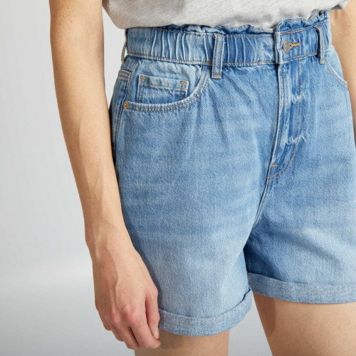 Short en jean - Bleu