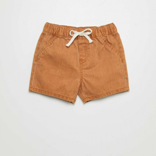 Short en denim coloré - Orange