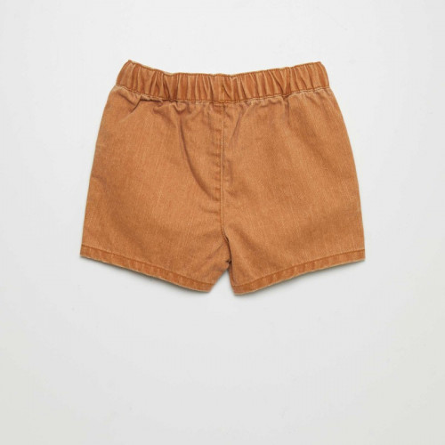 Short en denim coloré - Orange