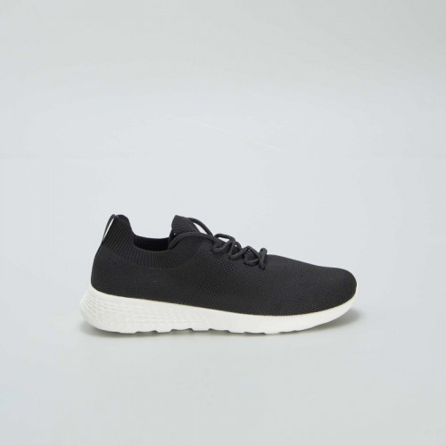 Baskets en mesh esprit running - Noir