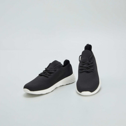 Baskets en mesh esprit running - Noir